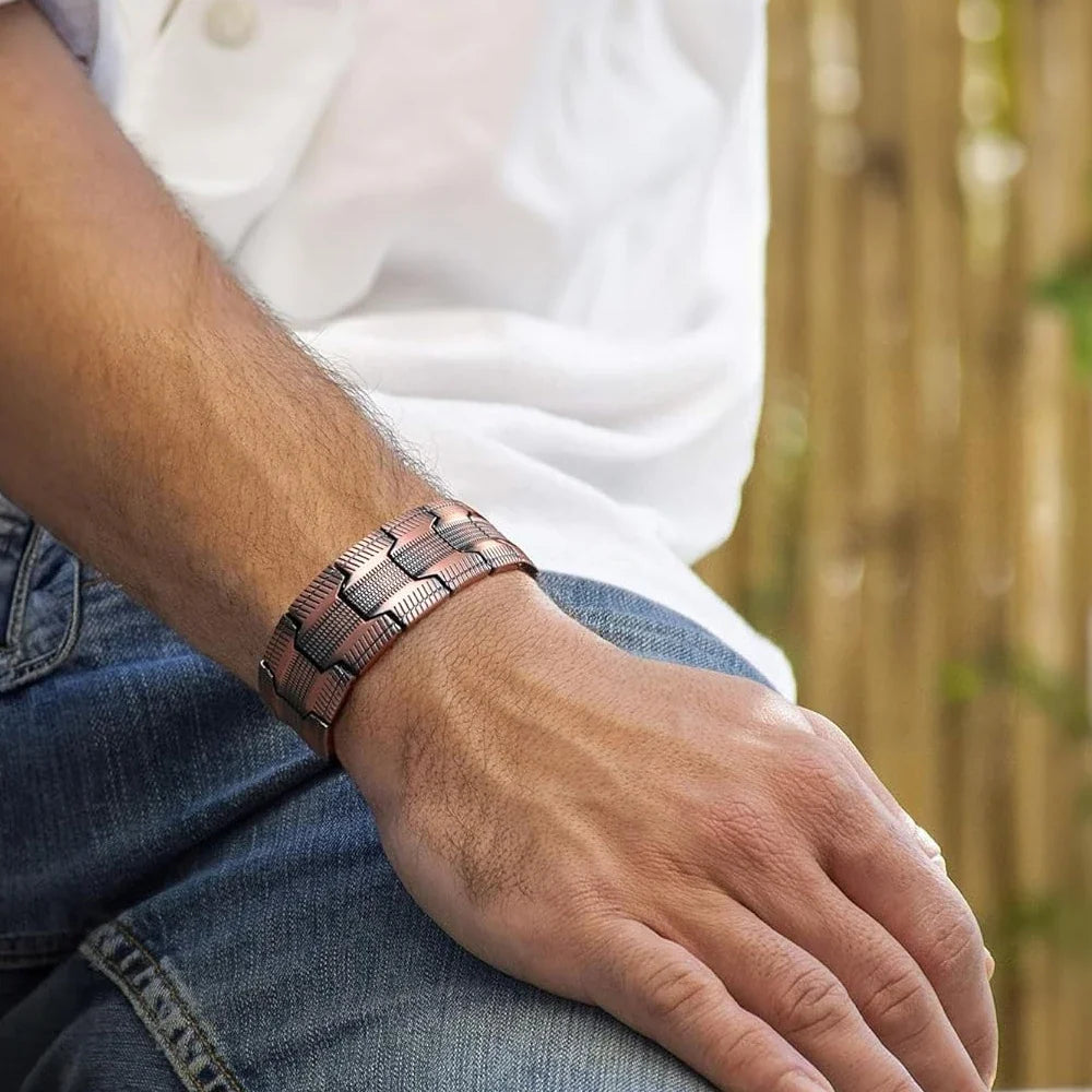 Copper magnetic bracelet