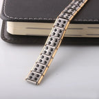 Men's Anti-Stress Magnetic Bracelet in Gold and Silver
