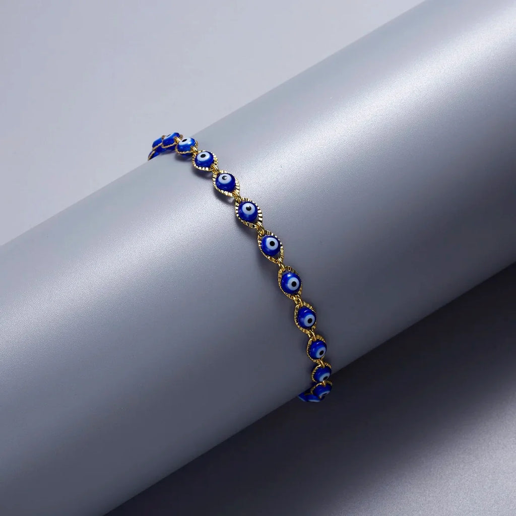 Bohemian Style Blue Evil Eye Bracelet