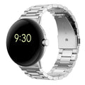 Hardened Steel Watch Band for Google Pixel Watch 1 & 2 silver
