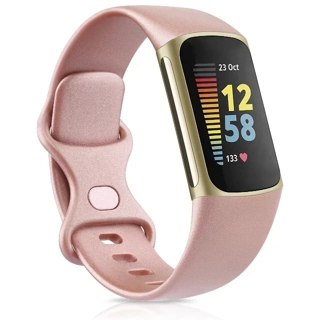 Fitbit Charge 5 Watch Band Rose Gold