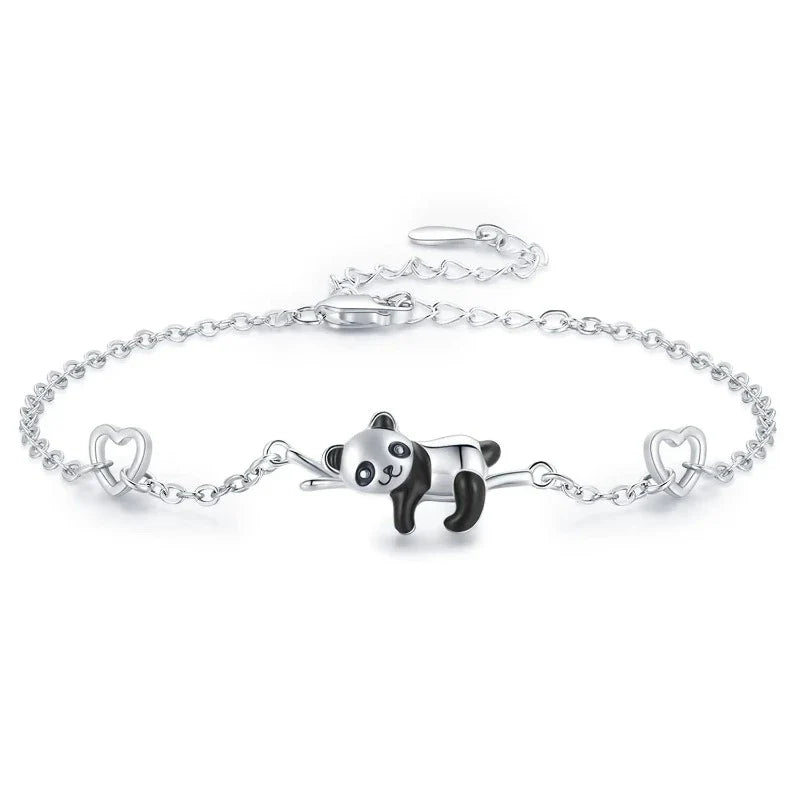 Panda Silver Bracelet
