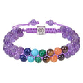 7 Chakra Stone Bracelet Amethyst