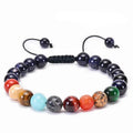 7 Chakras & Hematite Stone Bracelet