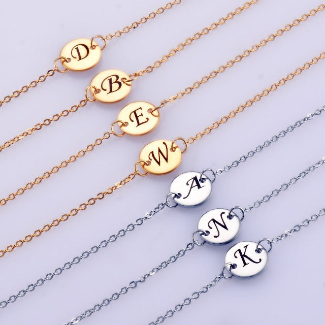 Baby Bracelet Initial