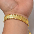 Women's Arabic Muslim Islamic gold single bracelet