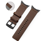 Brown leather band for Google Pixel Watch 1, 2, 3, 41mm 45mm