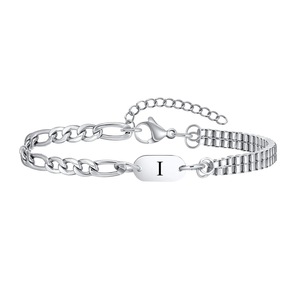 Men's initial bracelet i