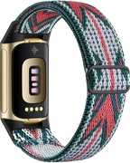 Fitbit Charge 5, Charge 6 white and pink watch band