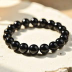 "Rempart" Bracelet in Black Tourmaline 