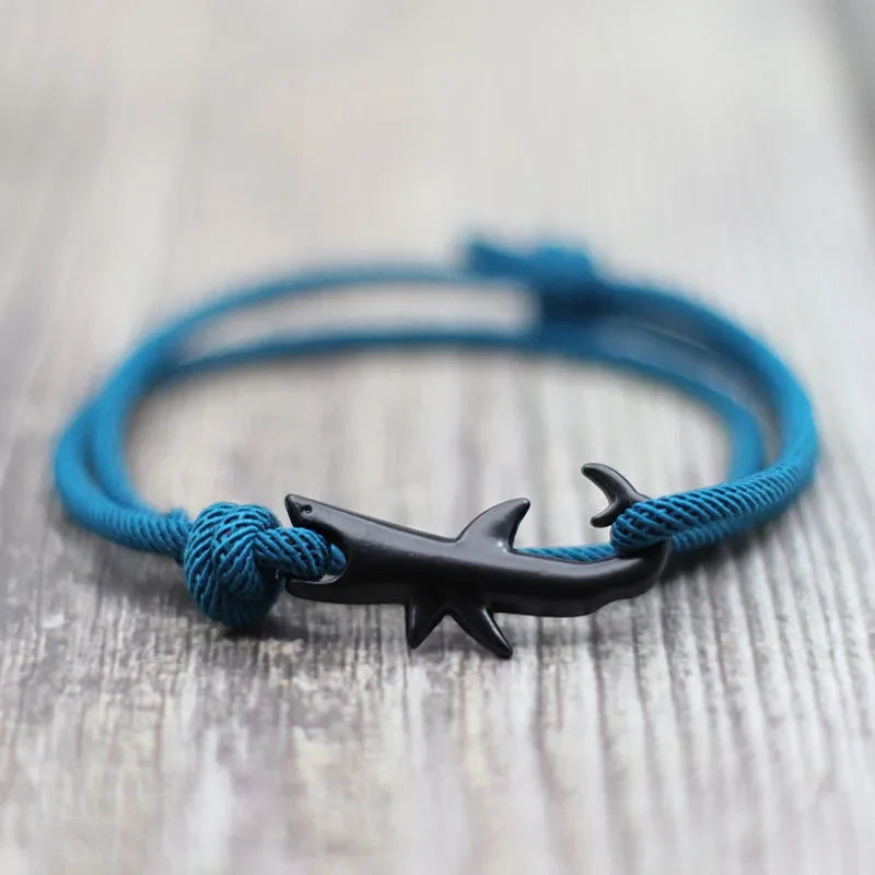 Black Shark Bracelet blue