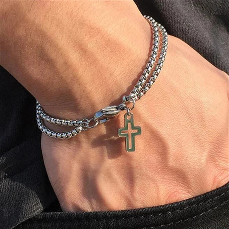 Men's Holy Cross Bracelet