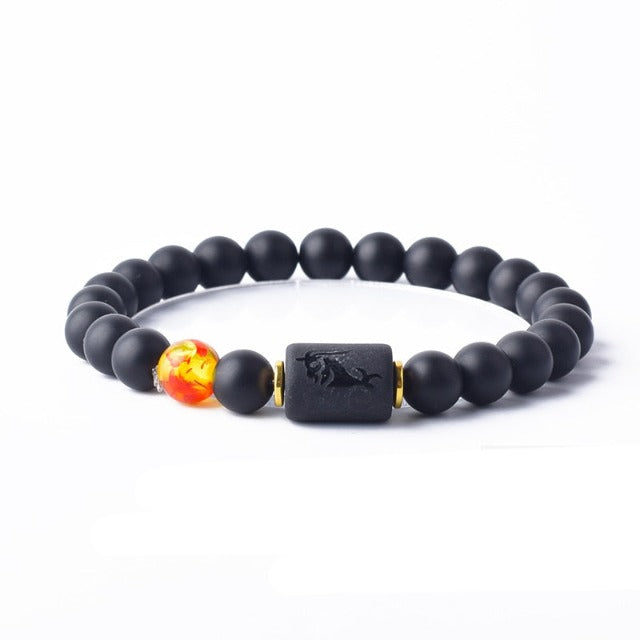 Zodiac Sign Bracelet 12 Constellations Men Women Astrology