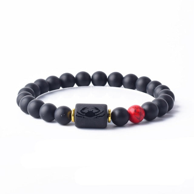 Zodiac Sign Bracelet 12 Constellations Men Women Astrology