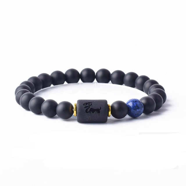 Zodiac Sign Bracelet 12 Constellations Men Women Astrology