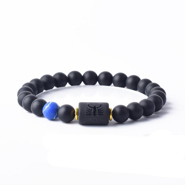 Zodiac Sign Bracelet 12 Constellations Men Women Astrology