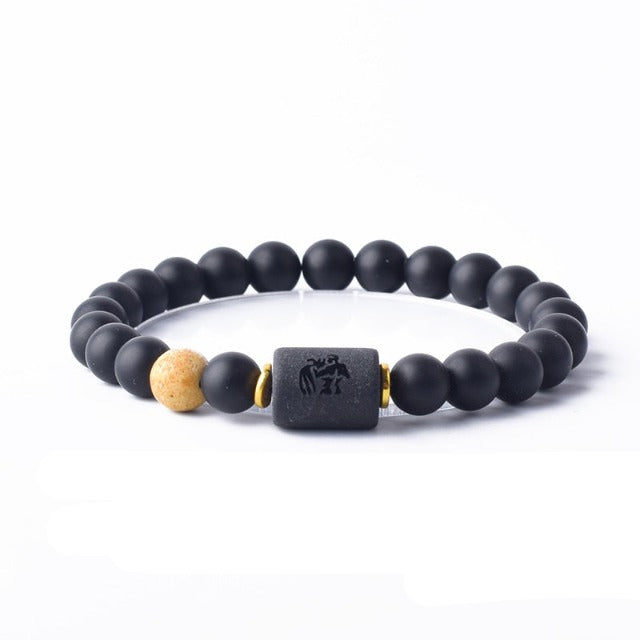 Zodiac Sign Bracelet 12 Constellations Men Women Astrology