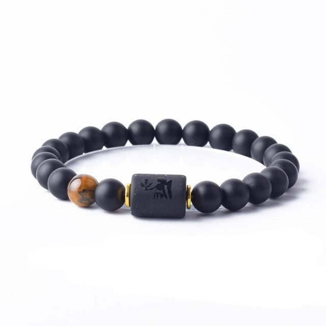 12 Constellation Zodiac Sign Bracelet Link Bracelet for Men and Women Astrology