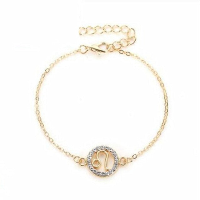 Zodiac Sign Bracelet 12 Constellations Men Women Astrology