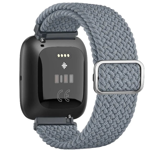 Super Stretch Band for Fitbit Versa 1 Versa 2 Versa Lite Watch Gray