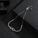 Infinity Symbol Bracelet Silver