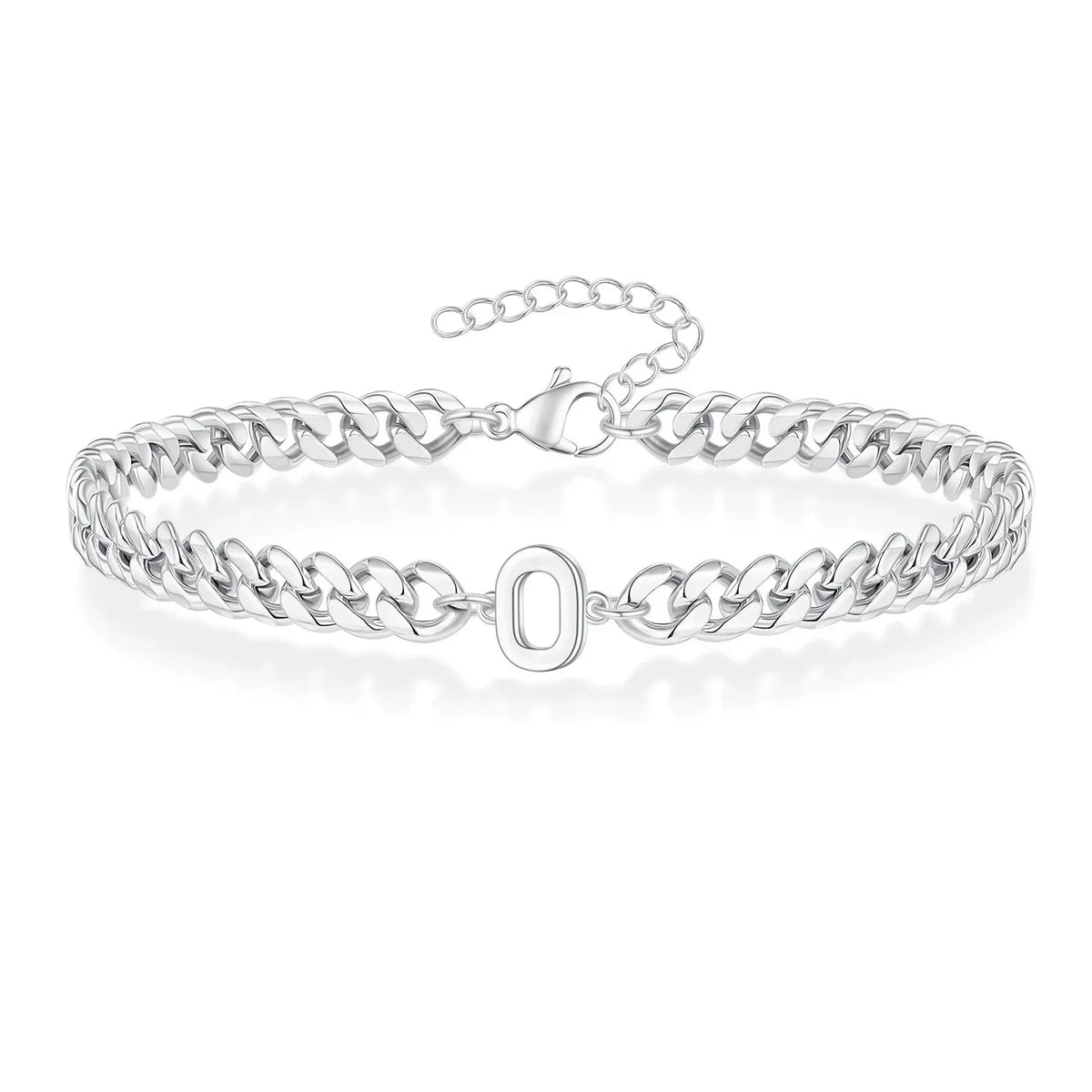 Twisted initial bracelet o