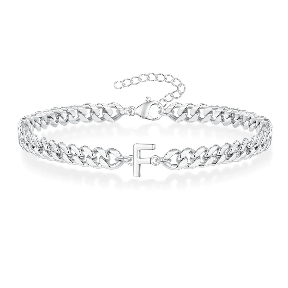 Twisted initial bracelet f