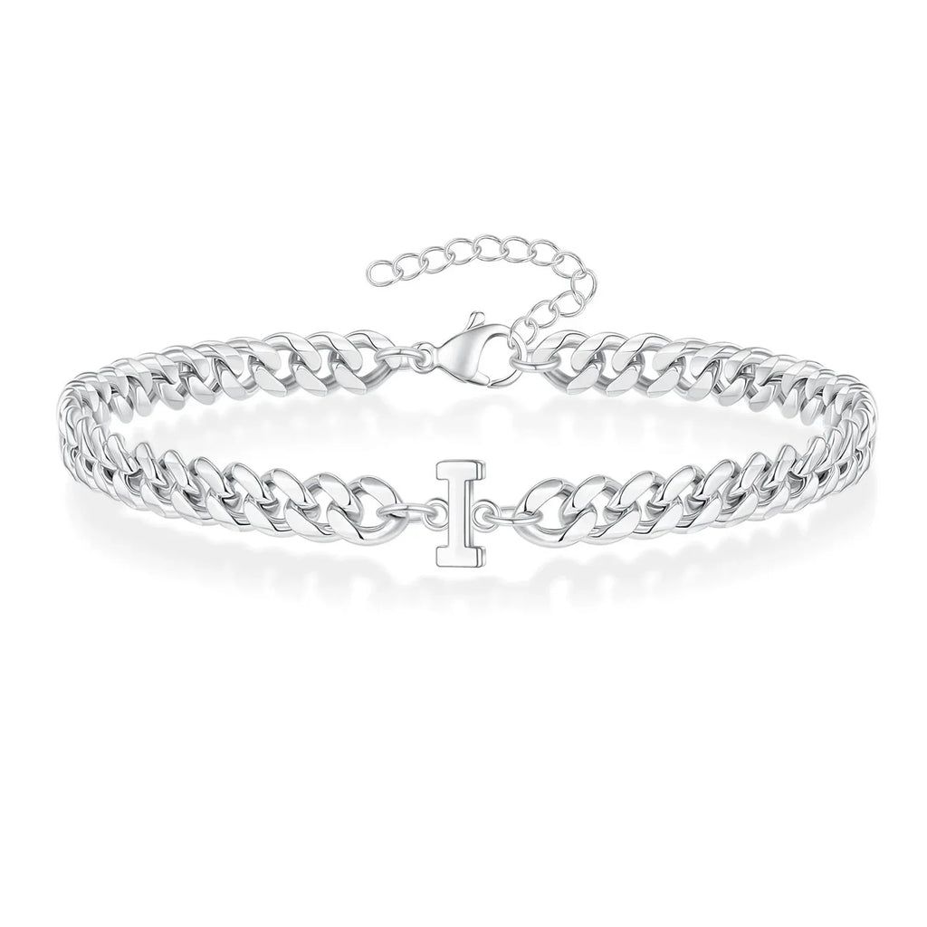 Twisted initial bracelet i
