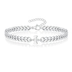 Twisted initial bracelet i