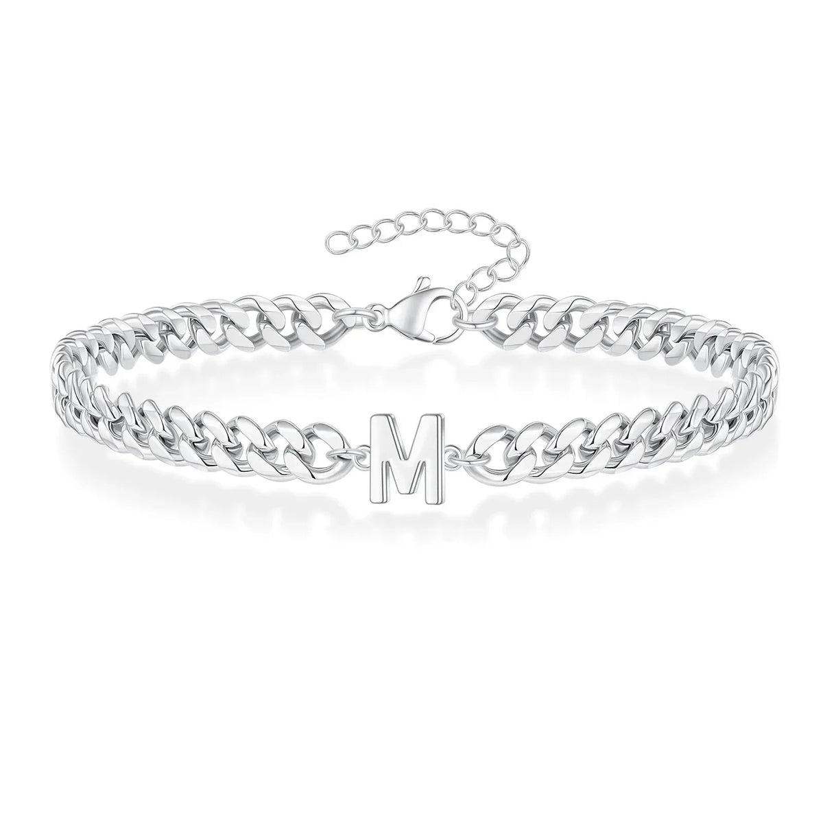 Twisted initial bracelet m
