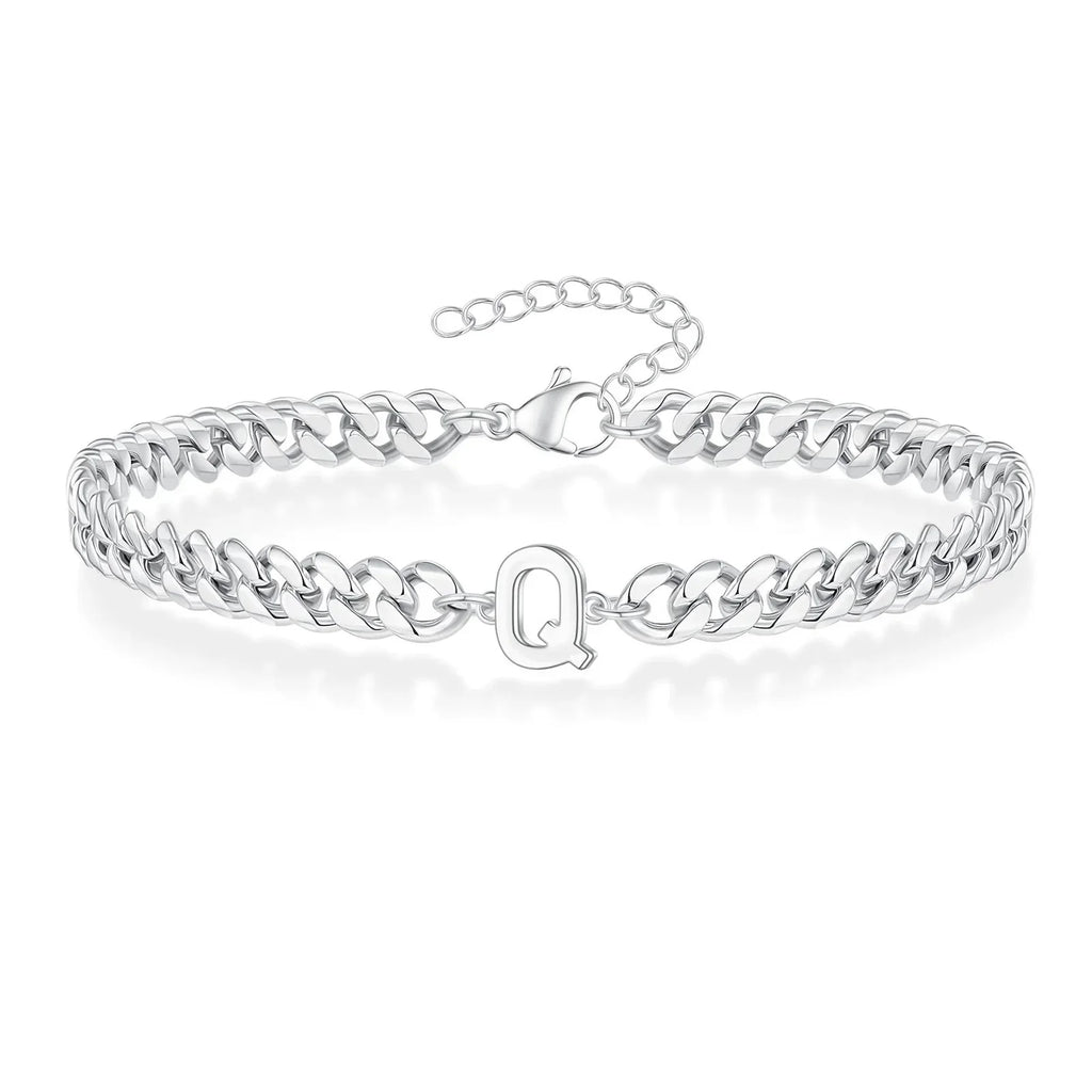 Twisted initial bracelet q