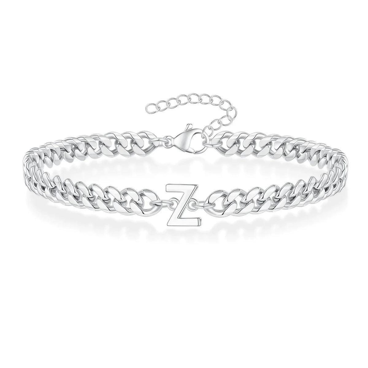 Twisted initial bracelet z