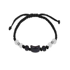 Moonstone Cat Braided Bracelet 2