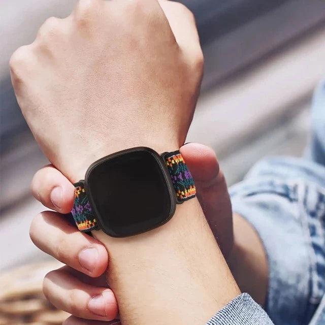 Braided Straps Fitbit Watch Versa 1 Versa 2 Versa 3