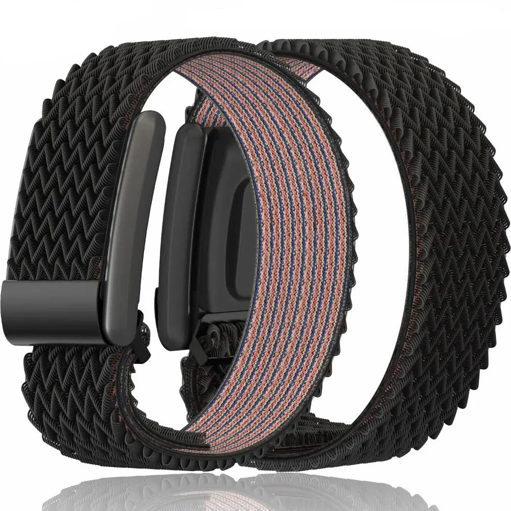 Nylon watch band for Google Fitbit Air black