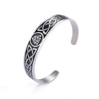 Adjustable Viking Valknut bracelet