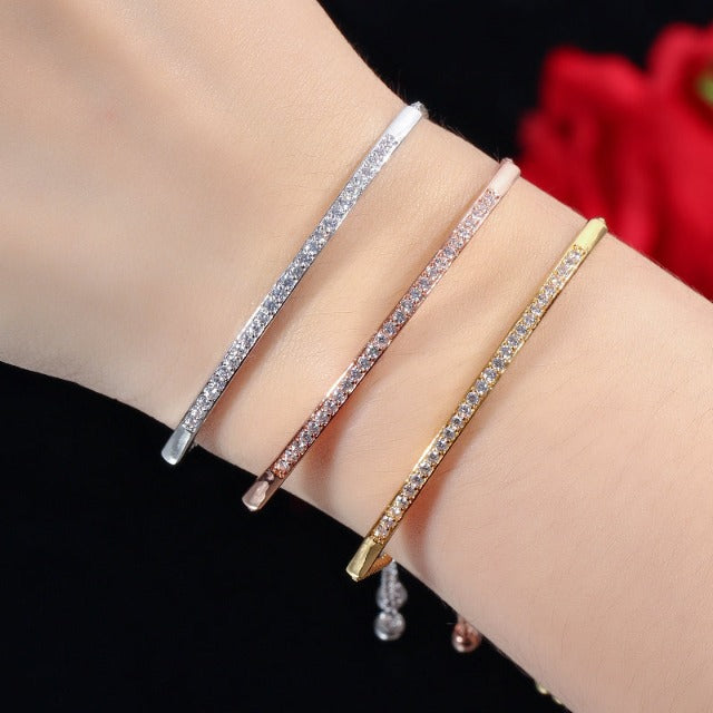 Bracelet with Zircon Woman
