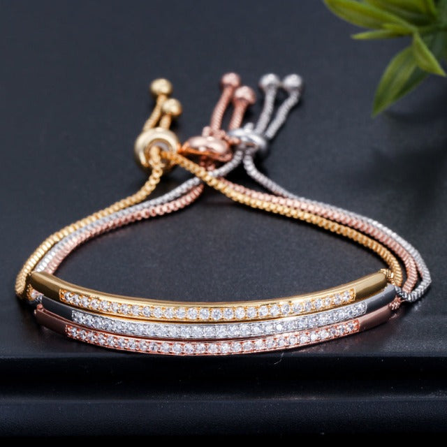 Women's Zircon Bracelet, Chain Bracelet