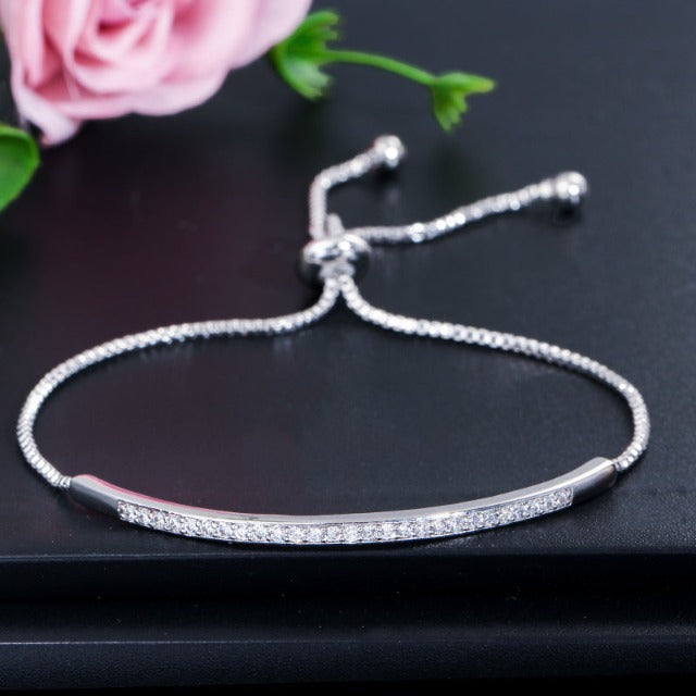 Bracelet with Zircon Woman