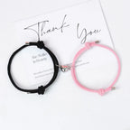 Couples' and Friends' Bracelets Magnetic Heart Chain Bracelet 2