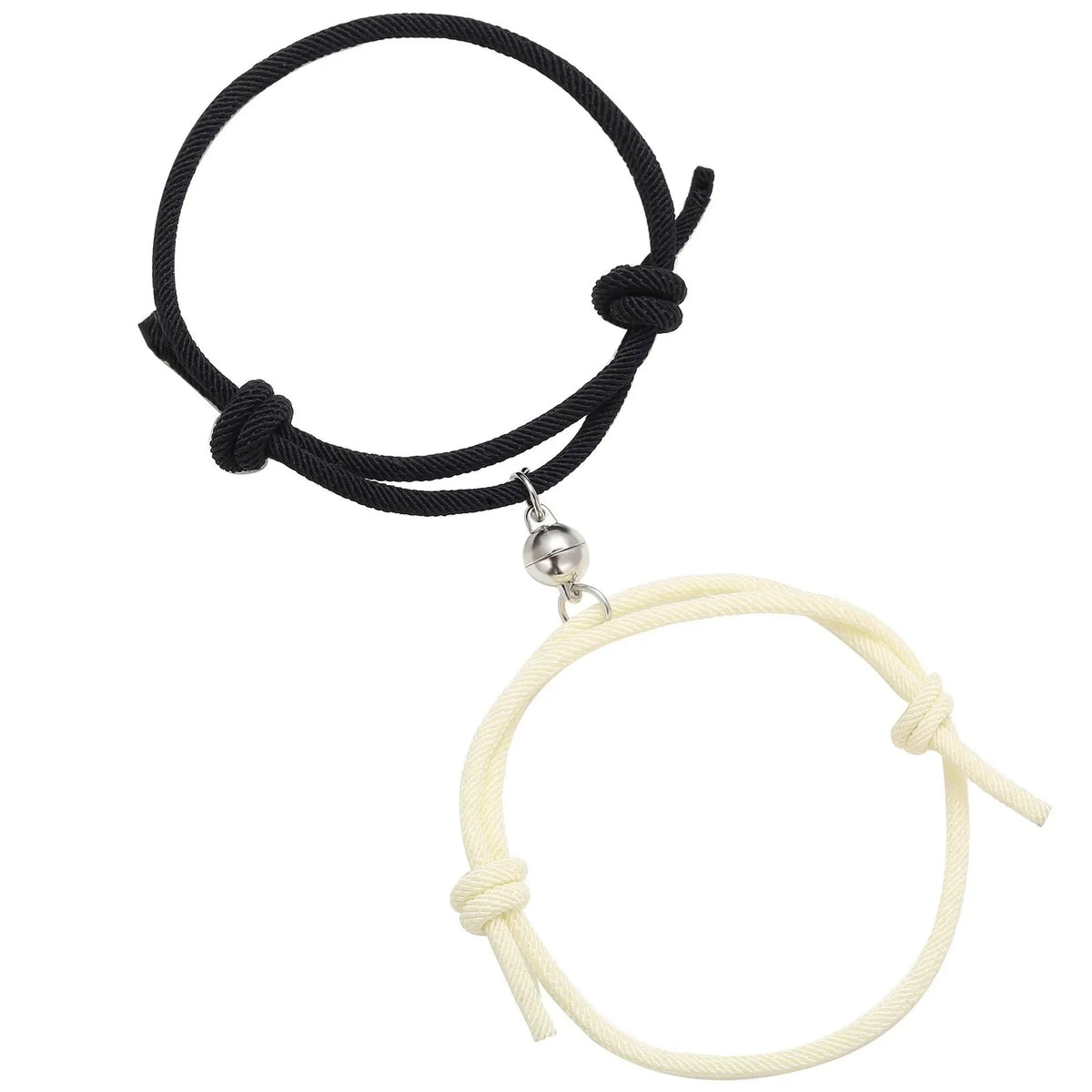 Couples' and Friends' Bracelets Magnetic Heart Chain Bracelet 6
