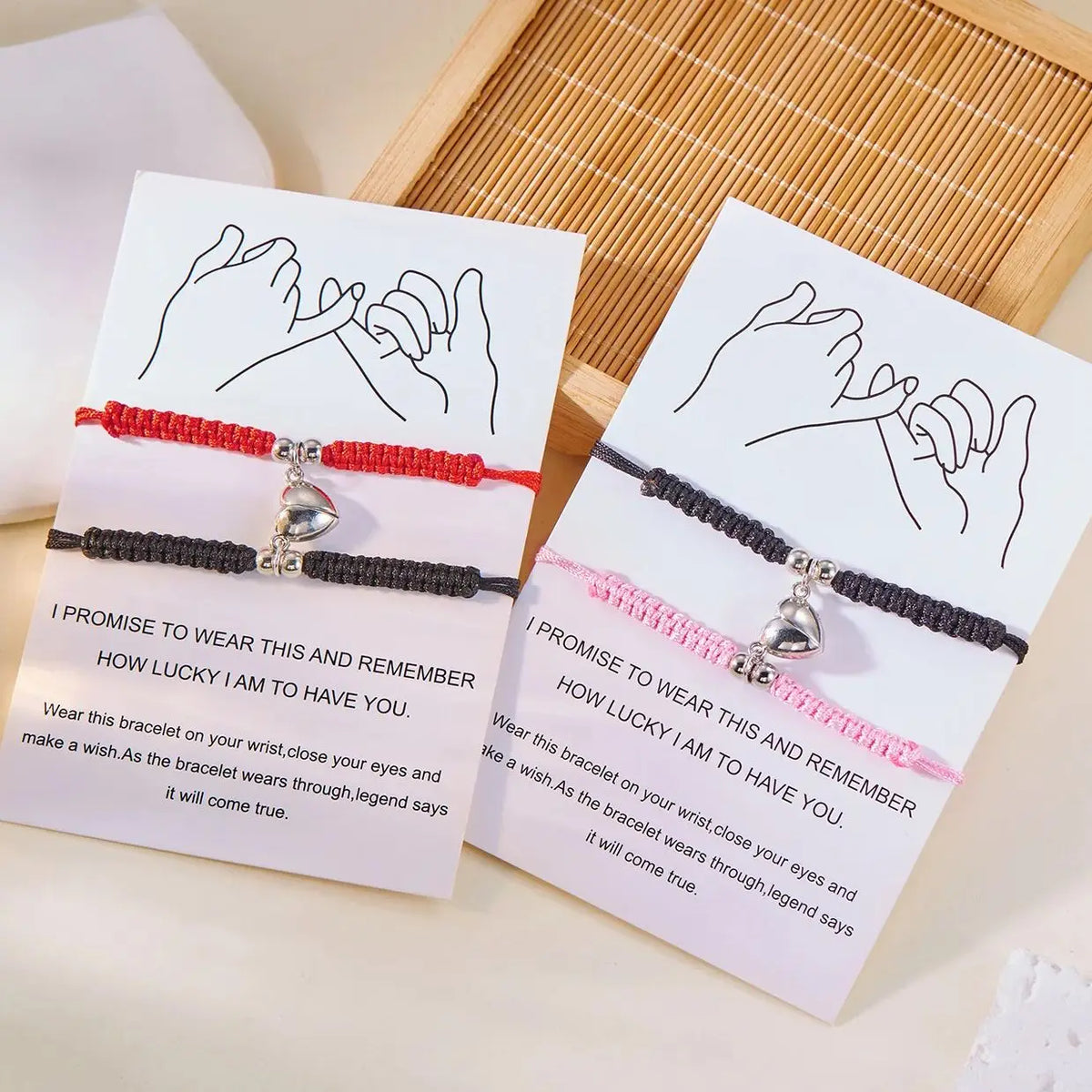 Romantic Bangle Bracelets for Couples and Friends
