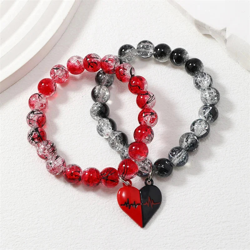 Romantic Magnetic Couple Chain Bracelets 1
