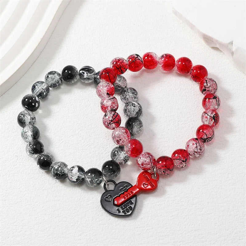 Romantic Magnetic Couple Chain Bracelets 2