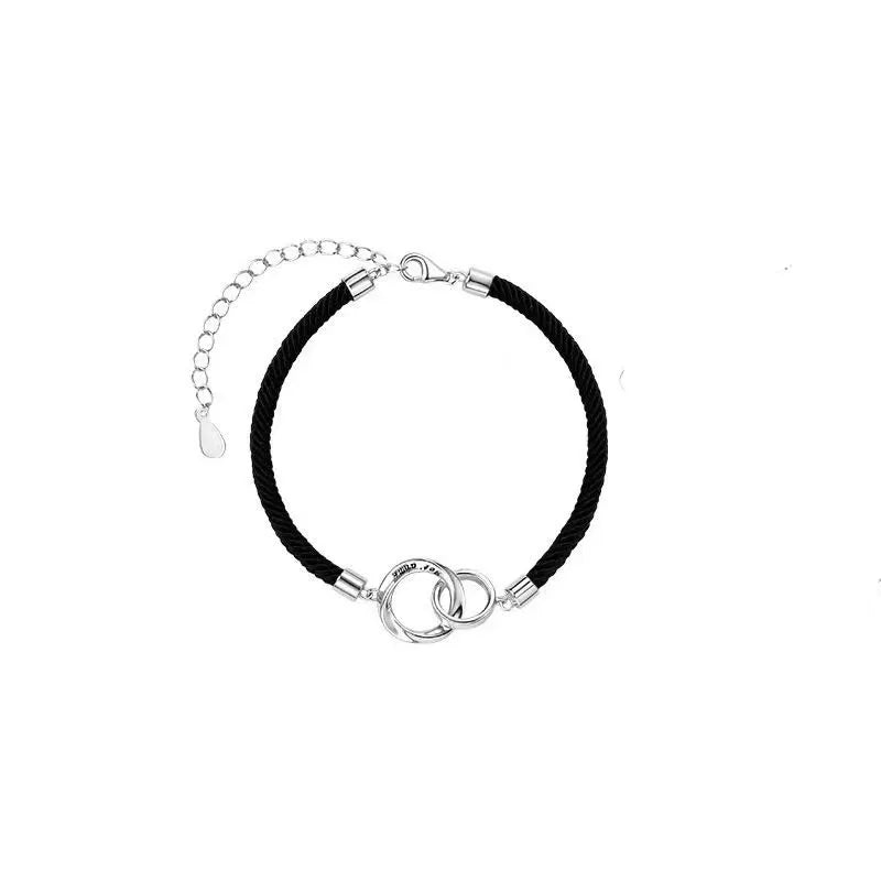 Romantic Couple Bracelets Chain Rings men
