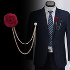 Rose Flower Costume Brooch