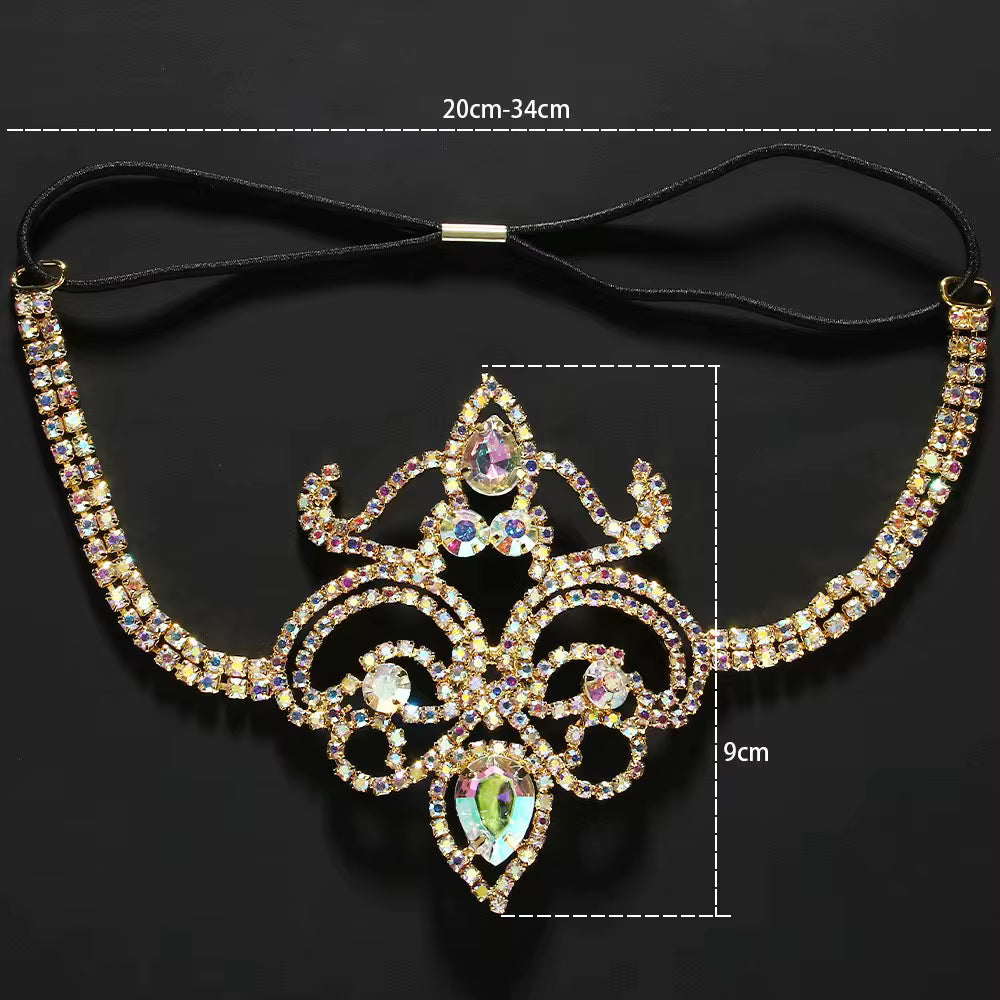 Colored thigh chain - women’s leg jewelry