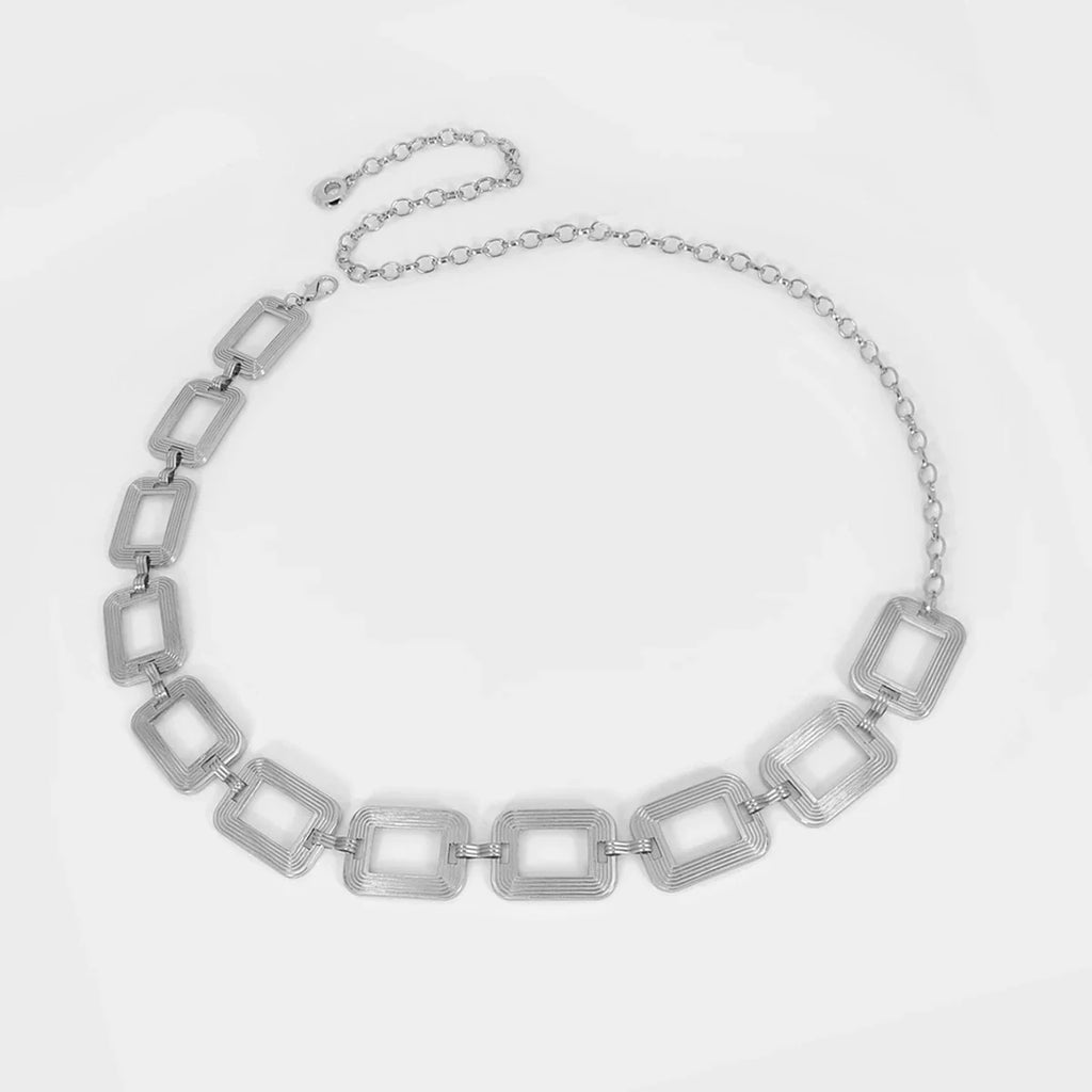 Boho hip chain - waist and belly jewelry for women silver
