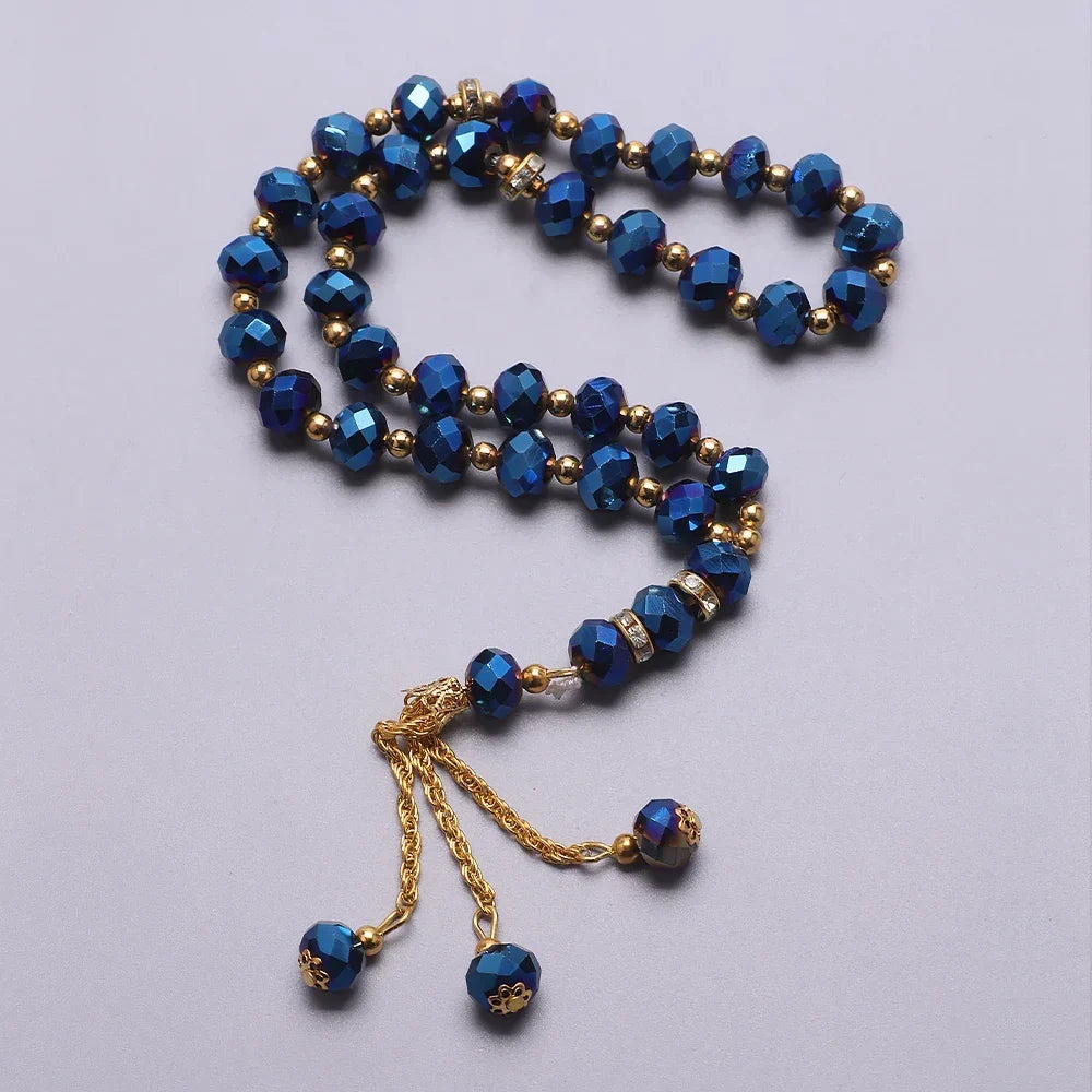 Arabic prayer bracelet for men or women, navy