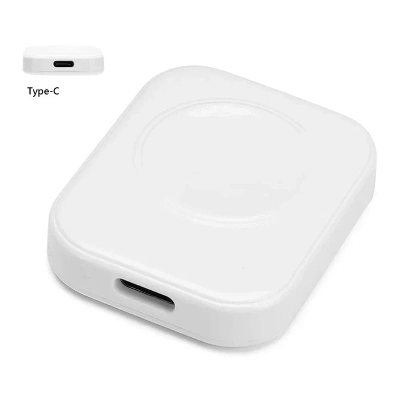 Portable Wireless Apple Watch Charger white